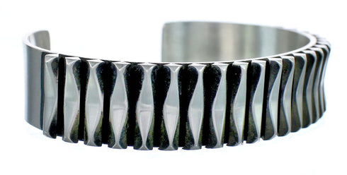 Navajo Sterling Silver Cuff Bracelet KX121327